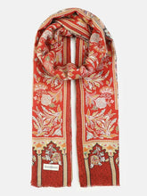 Embroidered Wool Shawl with Chinar Leaf Motifs